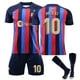 thumbnail image 1 of Camiseta de fútbol local del Barcelona para niños núm. 10 Messi - 24 brillar Electrónica, 1 of 2