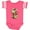 Football Pink and White, variant on Inktastic Corky Cow Boys Baby Bodysuit