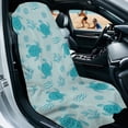 thumbnail image 2 of XYZCANDO Blue Sea Turtle Car Seat Towel Absorbent Soft Beach Towels Cars Seats Covers for Gym Workout Running Swimming Beach and Hiking Stain Resistant Seat Cushion Protection, 2 of 7