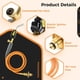thumbnail image 3 of Soplete de soldadura para cilindro de propano con válvula OPD tipo 1, soplete de propano con manguera de 78,7 pulgadas, soplete de soldadura con botón de encendido eléctrico para soldar fontanero cale, 3 of 5