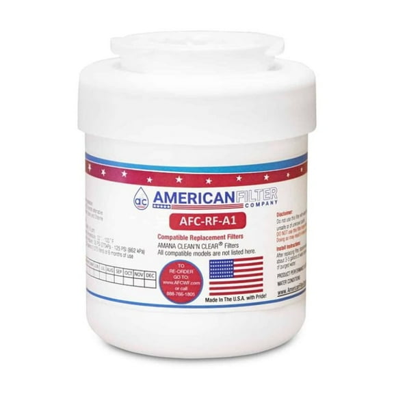 AFC® #AFC-RF-A1, Compatible with Amana® 12527309 Refrigerator Water Filter -Made in U.S.A. - 1 Filter