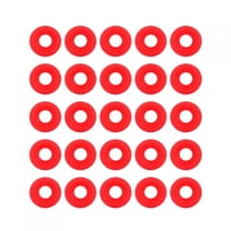 25Pcs Red Silicone compatible Grolsch Gaskets for Swing Flip Top Bottle Home Brew Beer Bottle Leak-proof Seals
