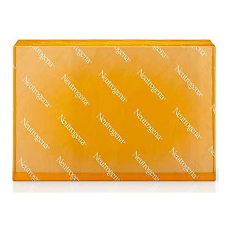 Neutrogena Original Fragrance-Free Facial Cleansing Bar with Glycerin, Pure & Transparent Gentle Face Wash Bar Soap, Free of Harsh Detergents, Dyes & Hardeners, 3.5 oz