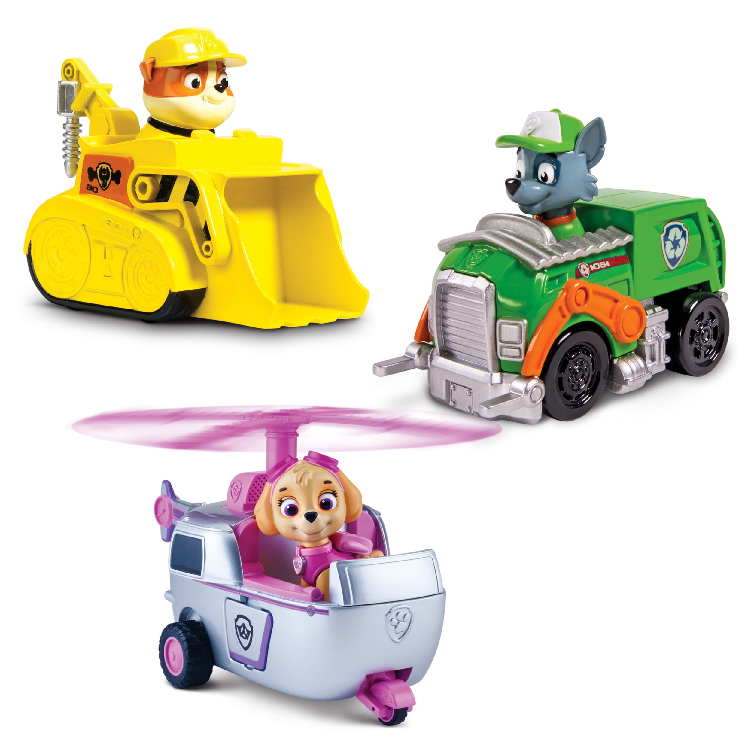 paw patrol rescue racers 3 pack