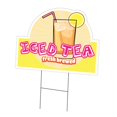 thumbnail image 1 of 18 x 24 in. Yard Sign & Stake - Iced Tea, 1 of 1