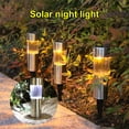 thumbnail image 1 of Solar Garden Lantern Lights Set | Automatic LED Outdoor Yard Decor | Waterproof IP65 | Solar Powered | Rechargeable Battery | 2 Pack | 25x10cm | Up to 12hr Night Illumination | Patio Table Lighting, 1 of 9