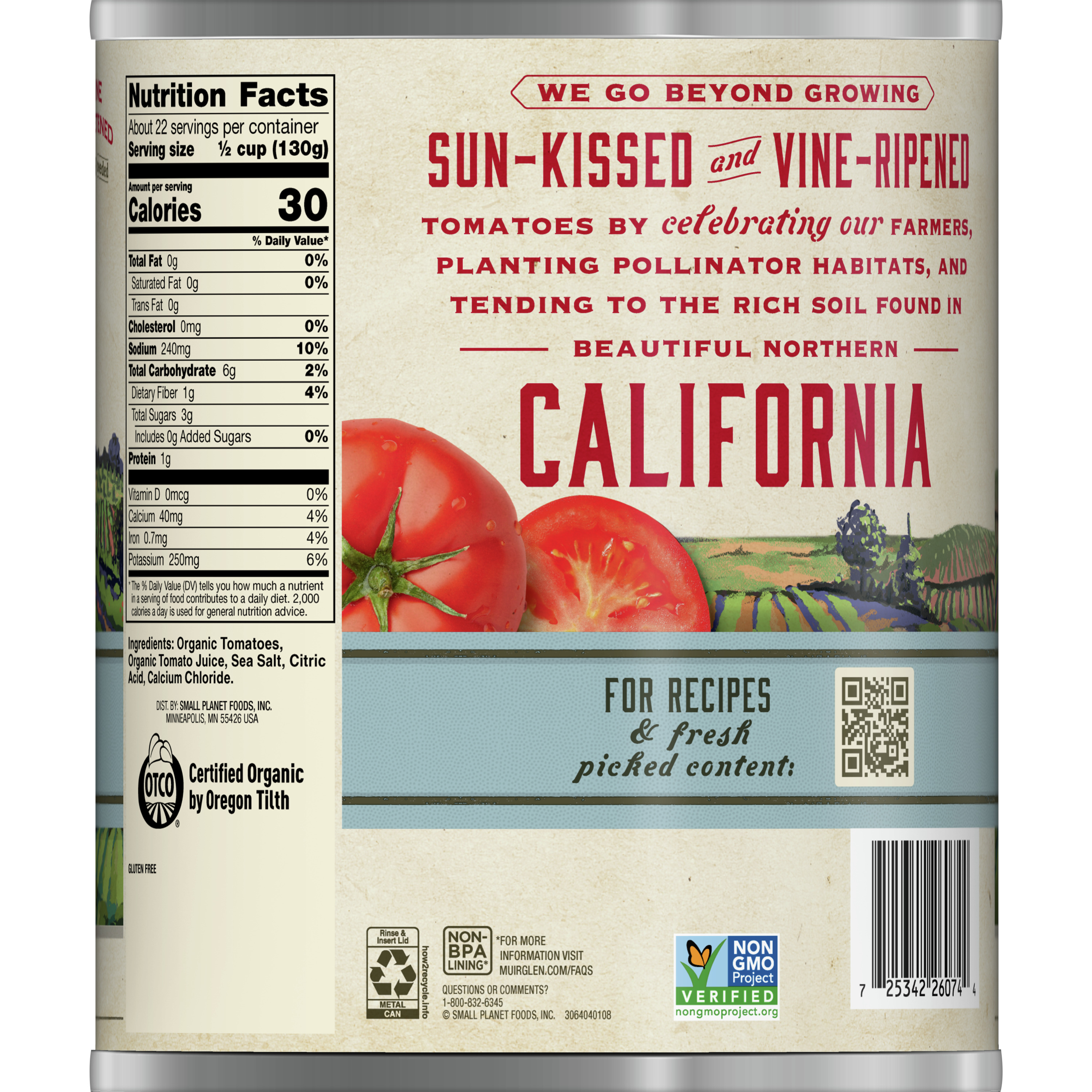 Muir Glen Organic Diced Tomatoes in Juice