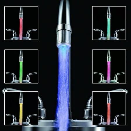 

7 Color Transformation of LED Faucet Light in Hydroelectric Power Generation