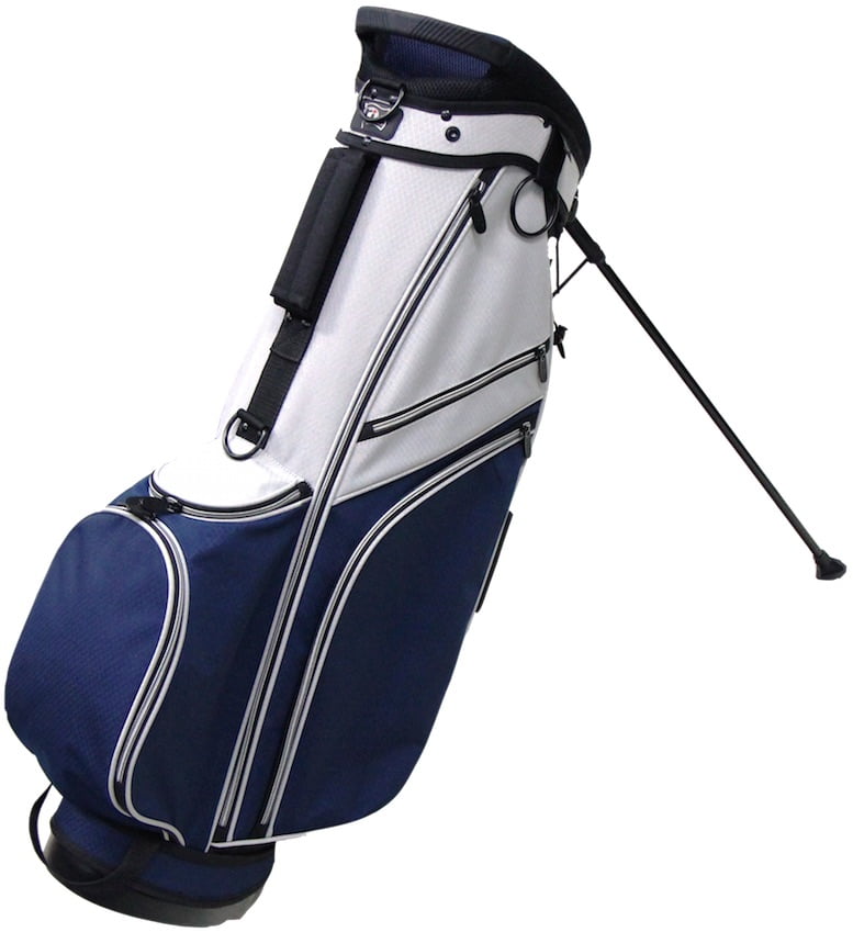 RJ Sports 9" Deluxe Stand Golf Bag with 6 Easy Access Pockets Grey