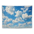 thumbnail image 5 of JRXY Blue Sky Tapestry Wall Hanging White Clouds Tapestry Backdrop Art Wall Decor Wall Clear Sunny Sky Cloud Decorative Tapestry for Bedroom Living Room Dorm 40x30inch, 5 of 6