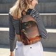 thumbnail image 5 of Disketp Astronaut On Mars A Mochila de Lona Estampada, Mochila Escolar de Viaje Ligera para Estudiantes y Portátil-Medium, 5 of 5
