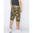 thumbnail image 6 of Ring of Fire Men's Belted 9" and 13" Inseam Twill Cargo Shorts Size 30 to 38 Green Camo-13" Size 32, 6 of 8