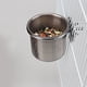 thumbnail image 4 of Laklulu Latas de comida, vasos, acero inoxidable para loros, pájaros, gatos, perros, conejos, comederos, artículos antimordeduras., 4 of 5