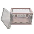 thumbnail image 1 of Stackable Storage Bin, Plastic Storage Bin 4 Wheel Pink  For Home For Office, 1 of 8