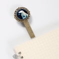 thumbnail image 3 of Starry sky polar bear Reading Accessories: Lace Bookmark in Antique Bronze - a Gift for Book Lovers, 3 of 5
