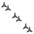 thumbnail image 1 of Eigraketly Reemplazo de hojas de sierra triangulares de metal de 2 piezas - Piezas de cortacésped de alta adaptabilidad de fácil instalación Type1 NO1, 1 of 6