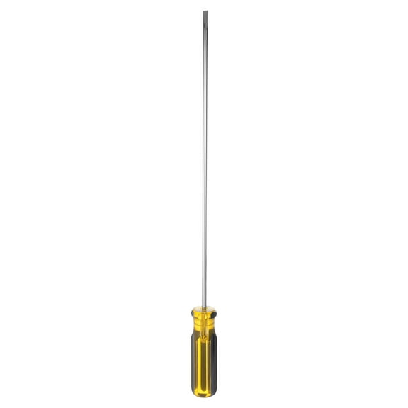 Long Screwdriver 15.5" Magnetic Flat Head for Home Improvement Automotive Maintenance