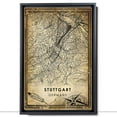 thumbnail image 2 of Stuttgart Vintage Map Prints Canvas, Germany Map Art Canvas, Canvas, Stuttgart Map City style vintage Canvas , Canvas Wall Art, Street Map Artwork Canvas, 2 of 6