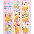 thumbnail image 6 of JESTAR DIY Stickers Capybara Stickers 24 Pack, 6 of 7