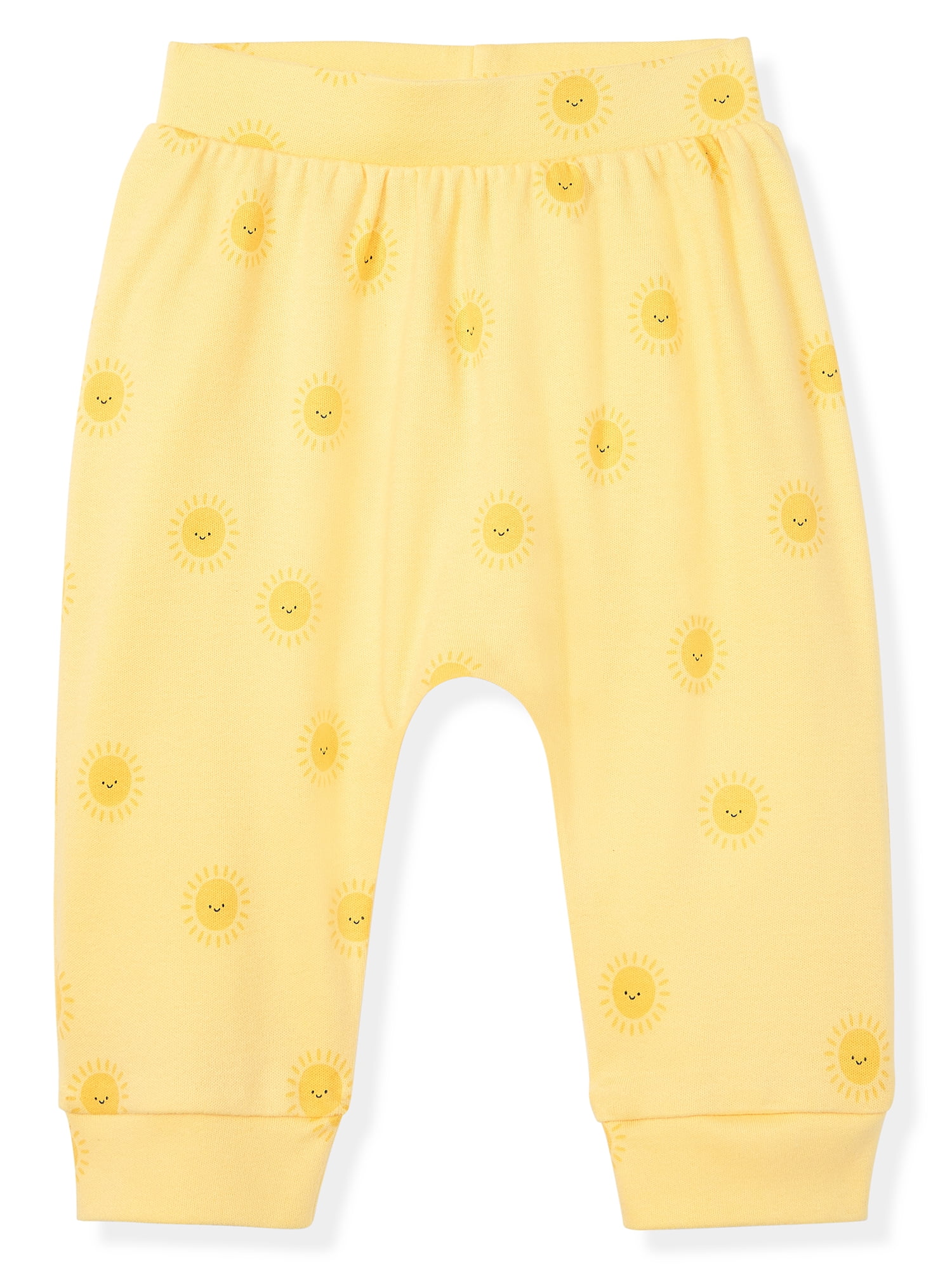 Garanimals Newborn & Baby Boy Cotton Pull-On Joggers, Solids & Prints, 4-Pack, Sizes 0 - 24M