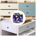 thumbnail image 5 of 4 Pieces Set Drawer Pulls Handle Square Wardrobe Cabinet Knobs with Stainless Steel Screws Furniture Kitchen Decor, 5 of 5