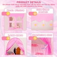 thumbnail image 6 of KANCOKIT Portable Children's Princess Castle Play Tents, Pink, 6 of 11