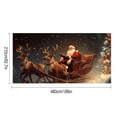 thumbnail image 3 of LLQKIGS Christmas Garage Door Frame Christmas Garage Door Banner Garage Door Christmas Decoration Holiday Garage Partner Christmas Frame Snowflake Partner Garage Door Frame Christmas Party Flags 3x5, 3 of 7