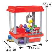 Ambassador Electronic Arcade Claw Crane Machine, Carnival & Party Fun, 10 Capsules Included, Ages 6+