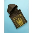 thumbnail image 3 of Radiant Churro Art Deco Style Graphic Design Men's Hoodie, 3 of 4