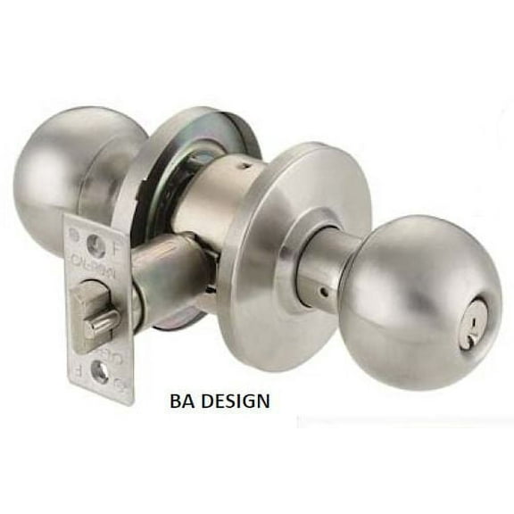 Cal-Royal BA03 32D Classroom knob, SC1, 2-3/4 Backset
