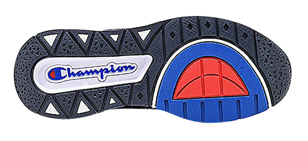 champion men's rally pro big c knit sock top sneaker