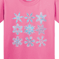 thumbnail image 4 of Inktastic Winter Snowflakes Youth T-Shirt, 4 of 5