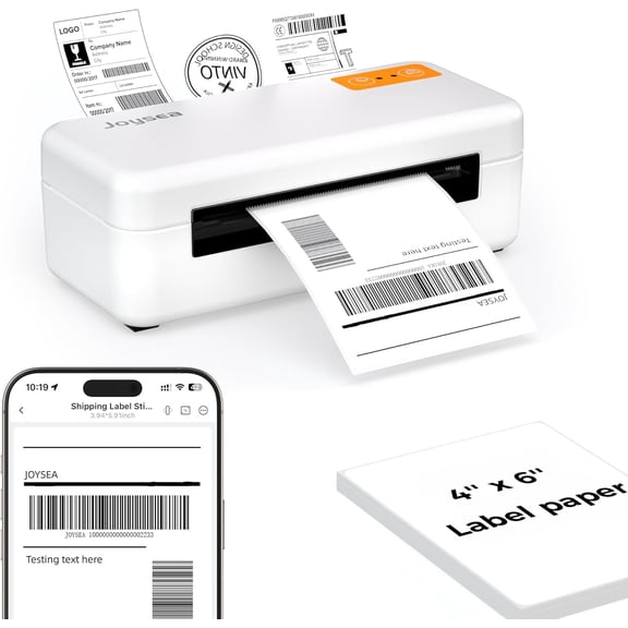 Bluetooth Shipping Label Printer, E41 Pro 4x6 Wireless Thermal Printer for , FedEx, USPS Labels, Compatible with iOS, Android, Windows Mac