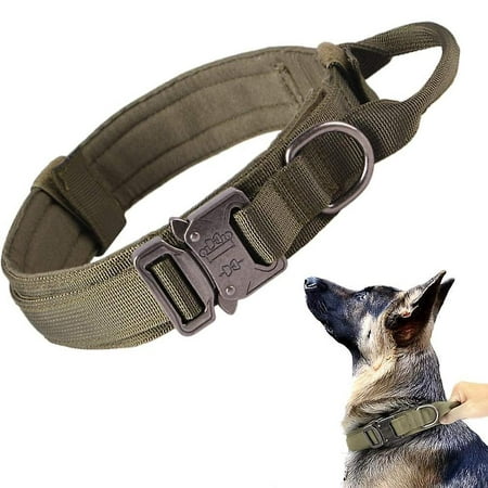 Colliers de chien moyens allemands de collier de chien tactique militaire  grands pour la marche