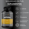 thumbnail image 4 of Citrato De Potasio 500mg - 240 Cápsulas Por Frasco Premium Sin Sabor, 4 of 6