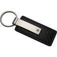 thumbnail image 2 of Mazda Miata MX-5 Gun Metal Carbon Fiber Leather Key Chain Fob Official Licensed, 2 of 4