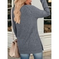 thumbnail image 6 of OALUXE Long Sleeve Shirts for Women Casual Tunic Tops Loose Fit Dressy Lightweight Sweaters, 6 of 7