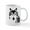 White, variant on CafePress - Black And White Wolf - 11 oz Ceramic Mug - Novelty Coffee Tea Cup