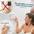 thumbnail image 4 of GorillaLine - Retractable Clothesline Indoor Outdoor Clothes Line | Heavy Duty Clothes Drying Laundry Line | Wall Mounted Drying Rack Clothing Line, 4 of 8