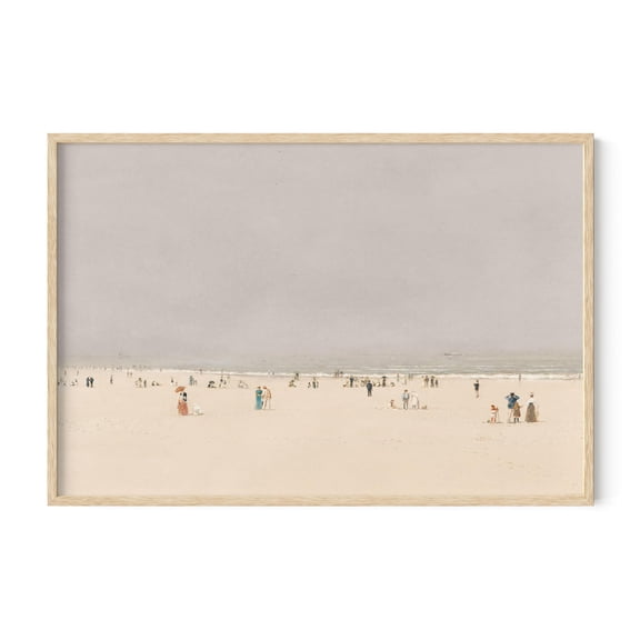 HAUS AND HUES Beach Scene Wall Art - Art Prints Wall Decor, Vintage Art Paintings for Stylish Wall Decor in Bedrooms, Living Rooms, and Bathrooms (24x36 Unframed)