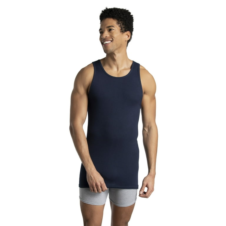 Fruit of the Loom Men s A Shirt Tank Undershirts 6 Pack