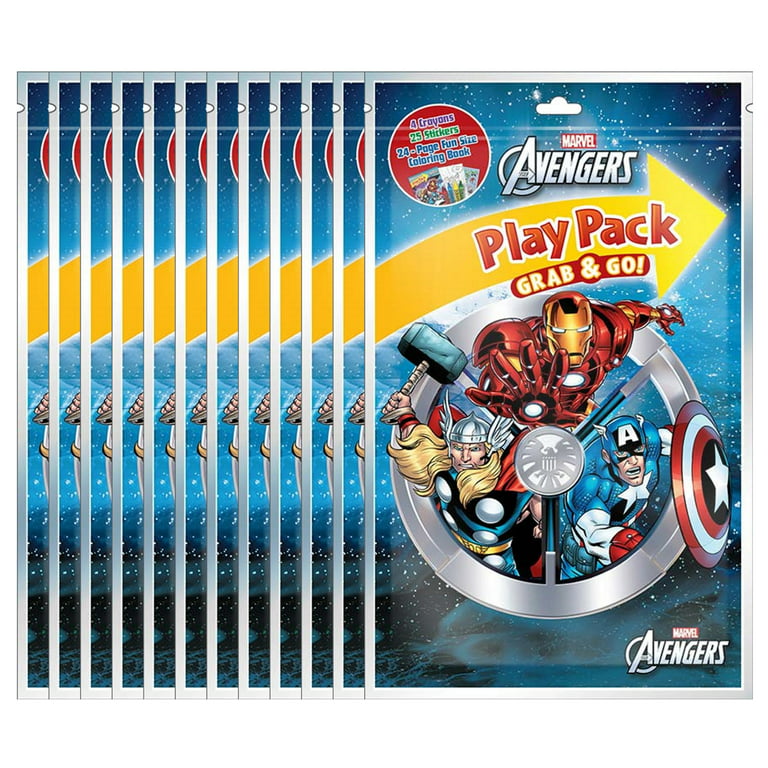 Marvel's Avengers Grab & Go Play Packs (Pack of 12) 