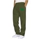 thumbnail image 2 of Ceisia Men's Trendy St. Patrick's Gift Day Print Elastic Waist Lacing Straight Casual Work Pants with Pockets, 2 of 5