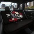 thumbnail image 7 of FUIALDOLG Rear Bench Seat Covers with Skull Rose Pattern, 2 Pack, Comfortable Stretch Waterproof Dirt Proof Covers for SUV Car Interior, 7 of 7