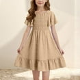 thumbnail image 2 of Nskgu Tween Girls 2025 Summer Dresses Kids Polka Dot Dress Girls Spring Dresses Size 4-14 Years, 2 of 6