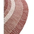 thumbnail image 5 of Unique Loom Outdoor Border Collection Area Rug - Soft Border (7' 10" Round Rust Red/Ivory), 5 of 6