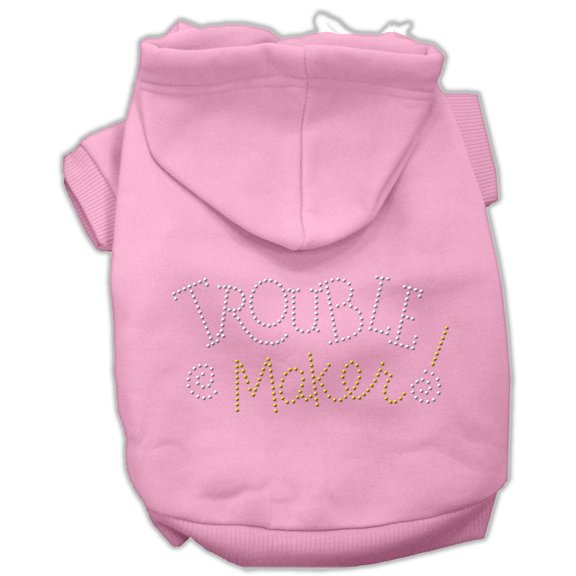 Mirage Pet Products Trouble Maker Rhinestone Hoodies