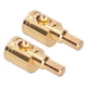 thumbnail image 4 of Cable 2 Uds 0GA Conector De Terminal Reductor De Alambre Cobre Puro Chapado En Oro Para Modificación De Amplificador De Audio De Coche, 4 of 7