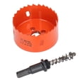 thumbnail image 2 of Sierra perforadora Sierra perforadora bimetálica HSS con eje resistente para hacer tableros Cornhole Madera PVC Metal 2 3/4 pulg., 2 of 14
