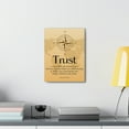 thumbnail image 3 of Scripture Walls Compass Brown Proverbs 3:6 Bible Verse Chapter Canvas Christian Wall Art Ready to Hang Unframed, 3 of 7